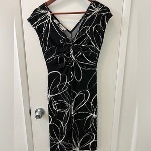 Lady Hathaway Black and White Dress